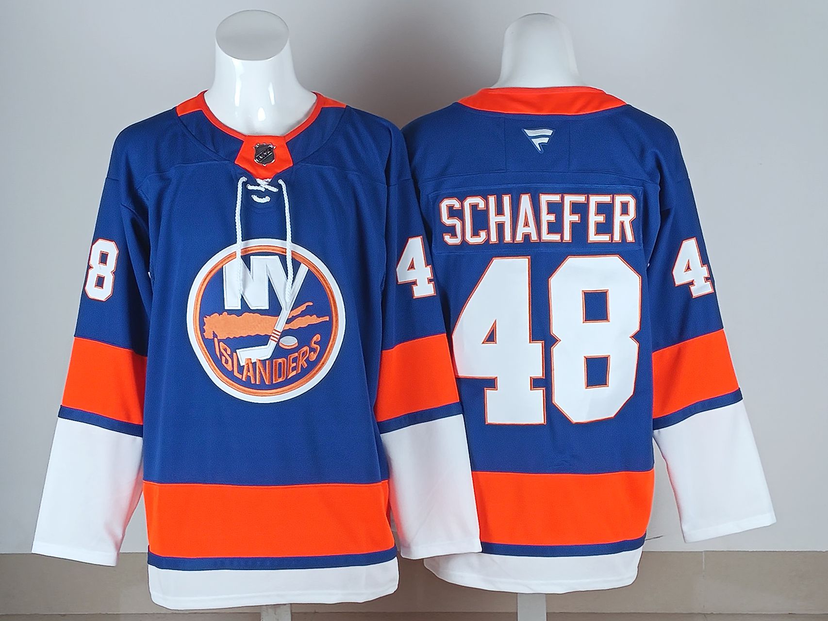 Men 2026 NEW York Islanders #48 Schaefer Blue NHL Jersey style 01